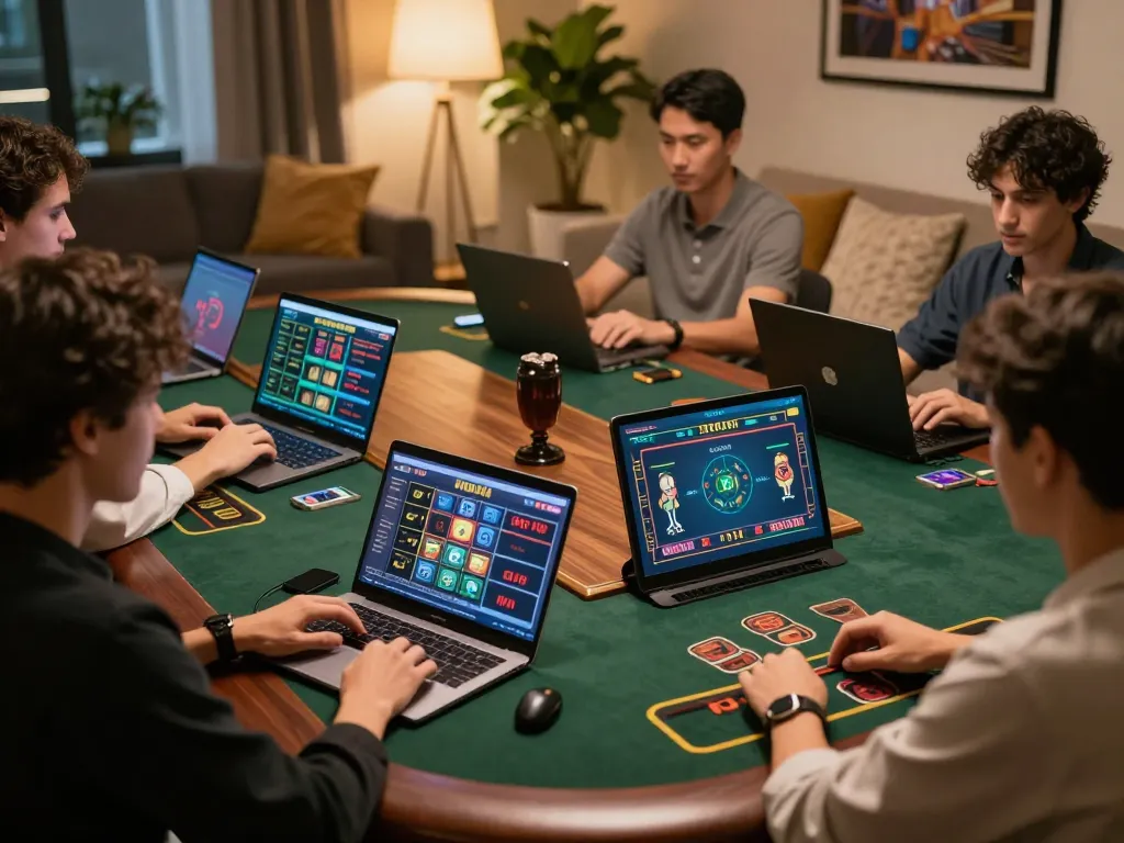 Tham gia vào các trò chơi casino trực tuyến sử dụng Liên kết 12bet trên máy tính bảng và laptop trong một không gian ấm cúng tại nhà.