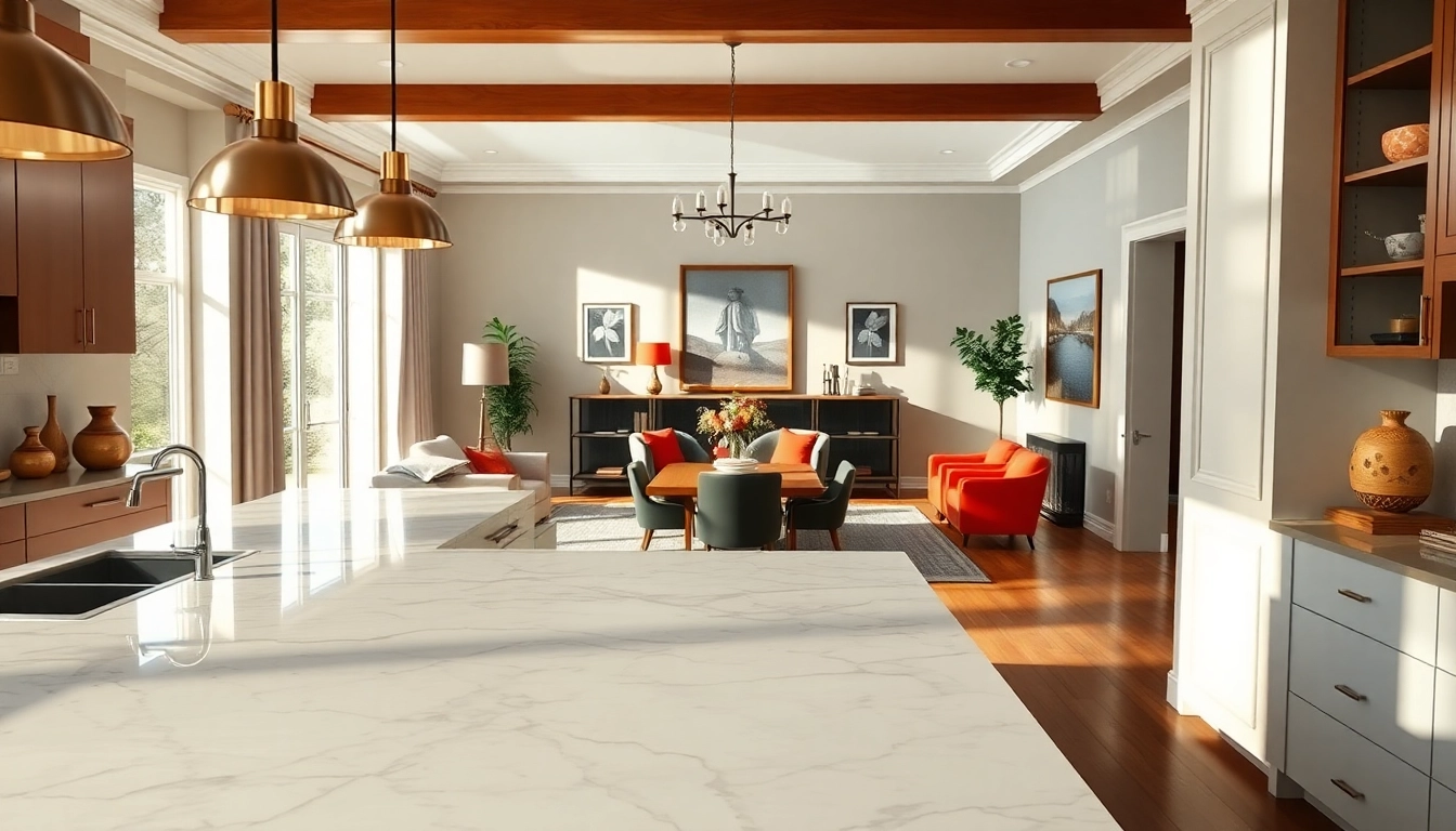 High-end remodeling contractor Austin showcasing a luxurious kitchen environment with elegant decor.