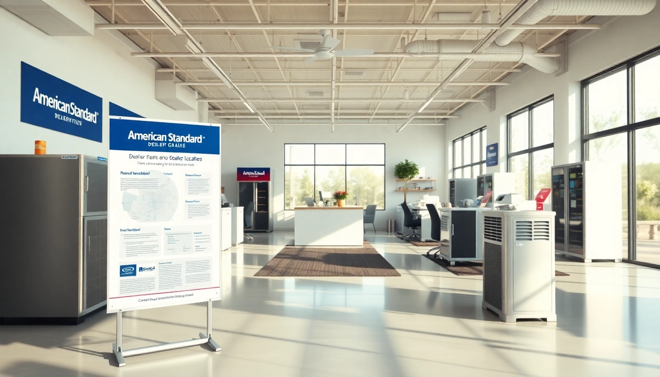 Find trusted american standard dealers near me showcasing products in a bright, professional office. related image